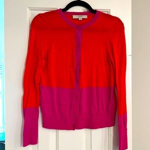 Loft Color block Cardigan